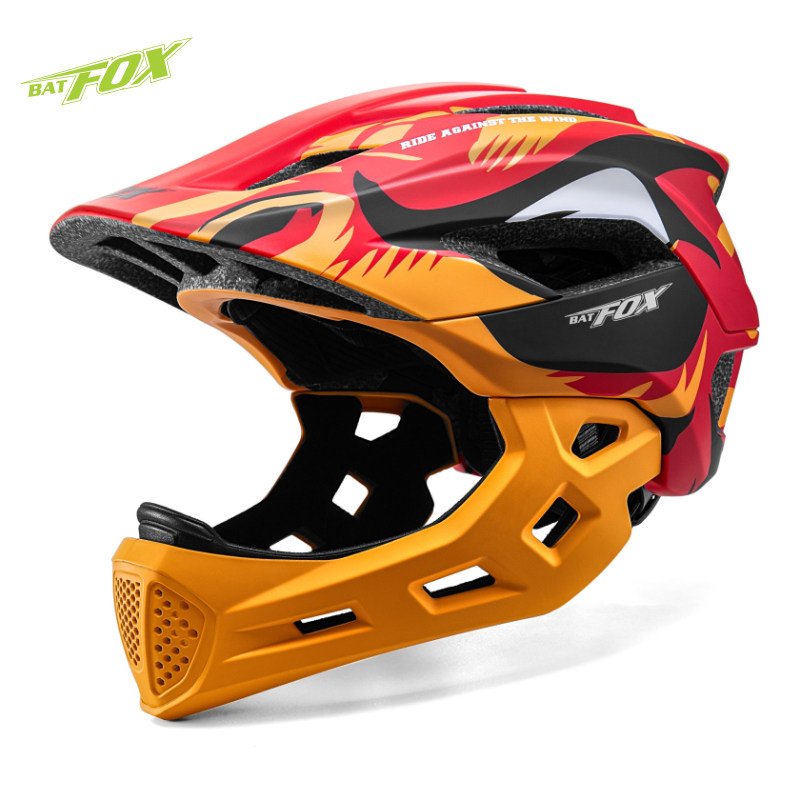 Cycling Protective Gear Kids - BATFOX enfants casque de vélo intégral