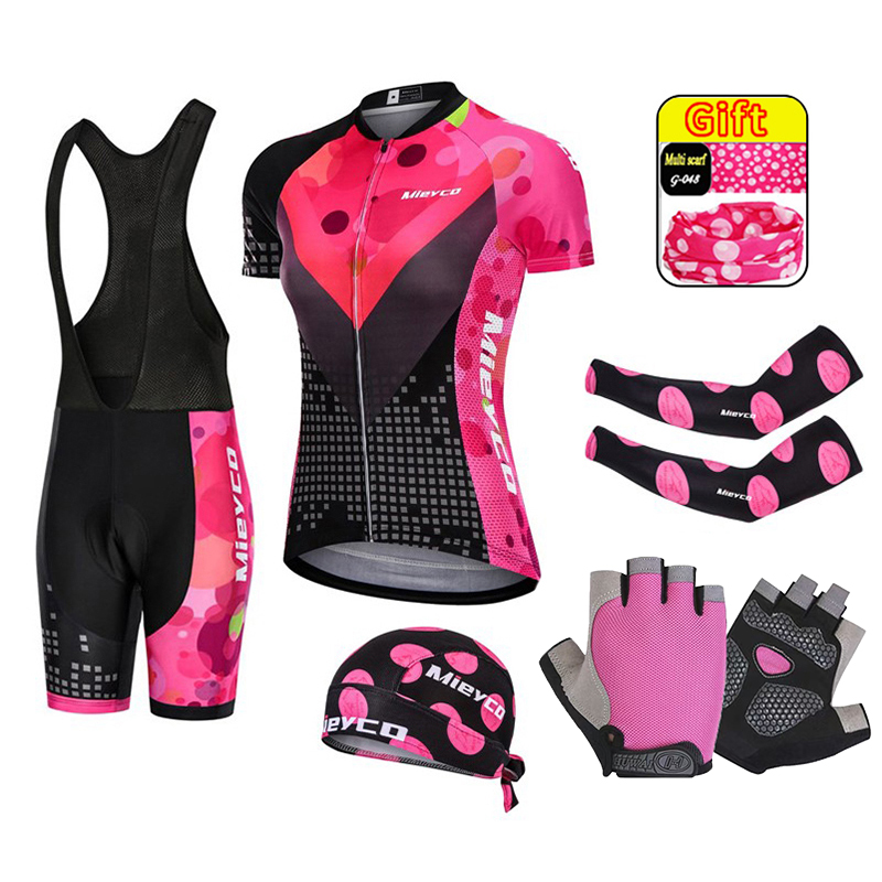 Cycling Gear Ladies - Combinaison de vélo de montagne pour