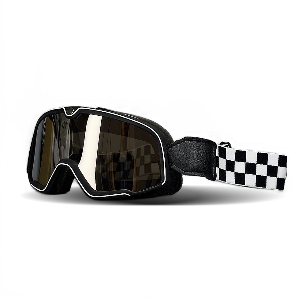 Aero Cycling Helmet - Casque de moto rétro lunettes de