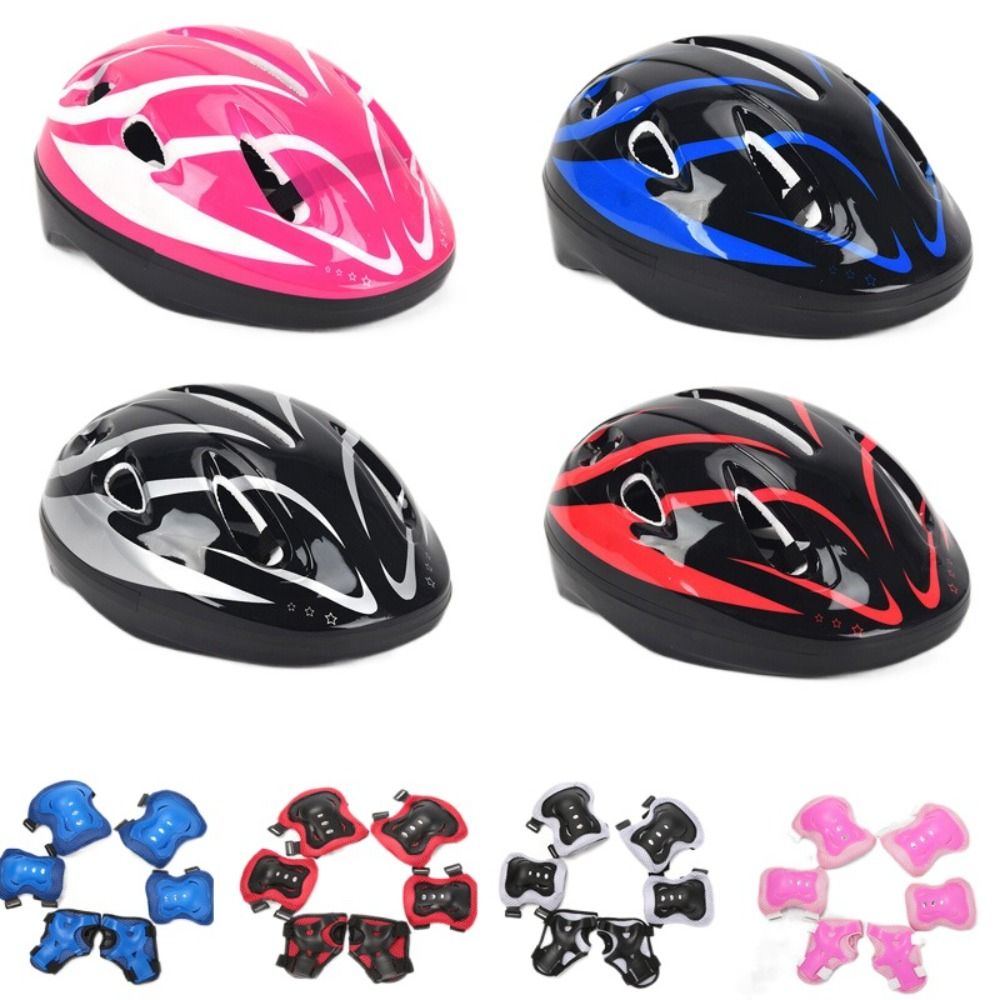 Cycling Protective Gear Kids - Genouillères et coudières pour enfants, protège-poignet