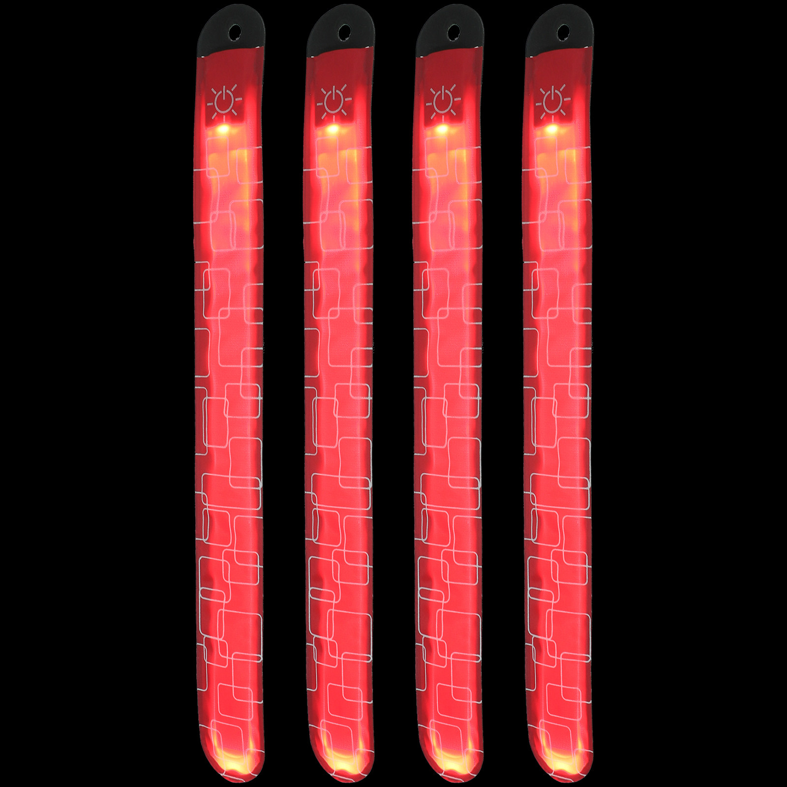 Ultra Cycling Gear - 4 Bandes LED Ultra Lumineuses Réfléchissantes