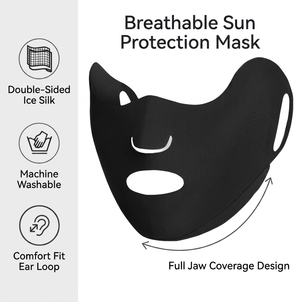Masque facial anti-UV respiran - Cycling Gear Ladies avis et prix