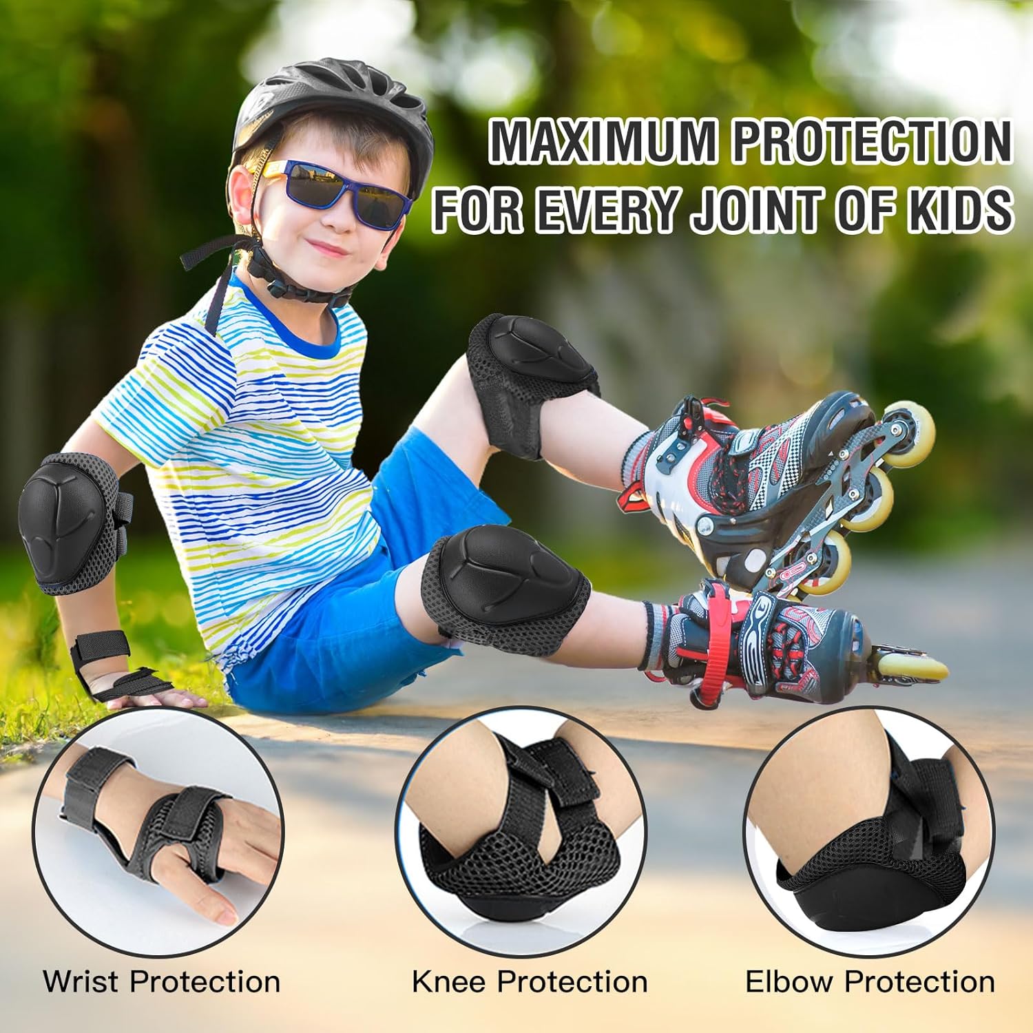Ensemble d'équipement de prote - Cycling Protective Gear Kids avis et prix