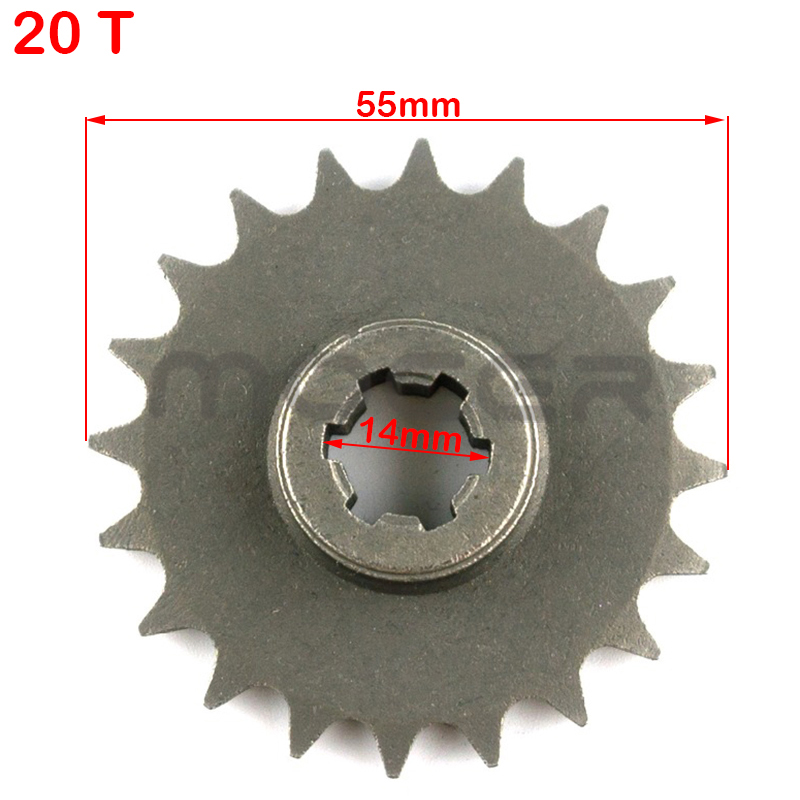 Pignon avant T8F pour moteur 2 - Cycling Gear Rack avis et prix