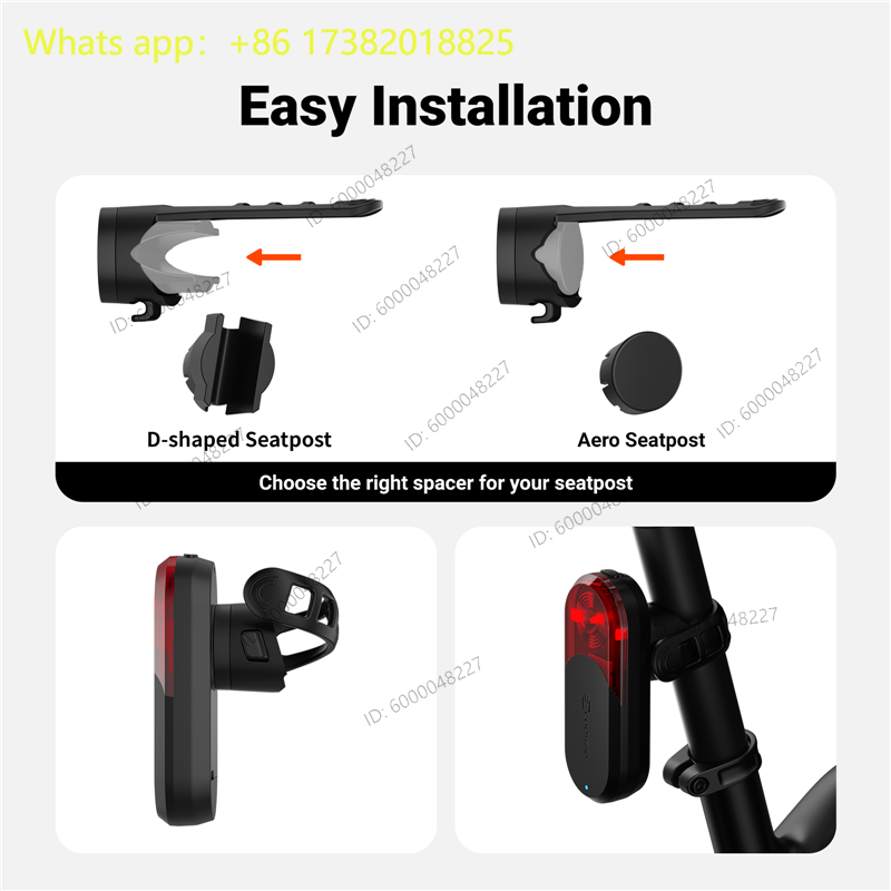 Feu arrière de vélo intelligen - Bike Tail Light avis et prix